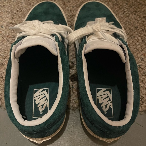 Vans old school size 8 men’s green suede good condition - Picture 4 of 5